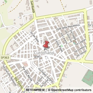 Mappa Piazza Municipio, 45, 73020 Cutrofiano, Lecce (Puglia)