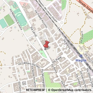 Mappa Via Lecce, 35, 73024 Maglie, Lecce (Puglia)