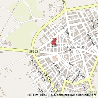 Mappa Via Vittorio Emanuele III, 45, 73020 Cutrofiano, Lecce (Puglia)