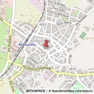 Mappa Corso garibaldi 147, 09071 Abbasanta, Oristano (Sardegna)