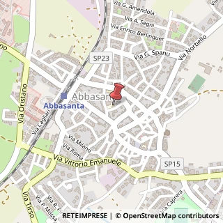 Mappa Via Kennedy, 1, 09071 Abbasanta, Oristano (Sardegna)
