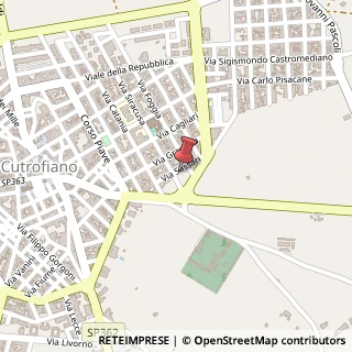 Mappa Via Gaetano Salvemini, 73020 Cutrofiano LE, Italia, 73020 Cutrofiano, Lecce (Puglia)