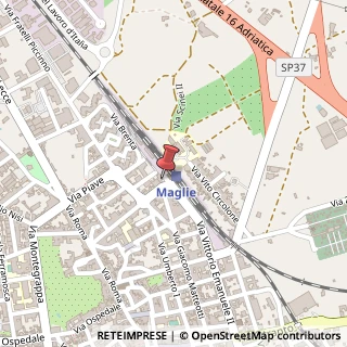 Mappa Largo Stazione, 1, 73024 Maglie, Lecce (Puglia)