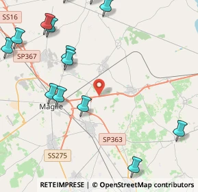 Mappa Strada Statale, 73020 Palmariggi LE, Italia (6.40867)