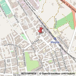 Mappa Via Ernesto Sticchi, 19, 73024 Maglie, Lecce (Puglia)