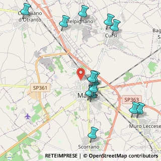Mappa Via Madonna di Leuca, 73024 Maglie LE, Italia (2.64)