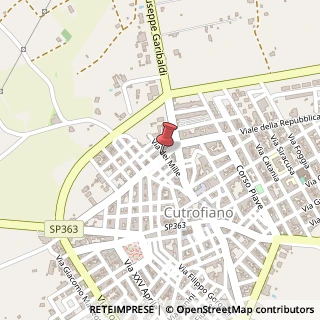 Mappa Via Kennedy, 20, 73020 Cutrofiano, Lecce (Puglia)