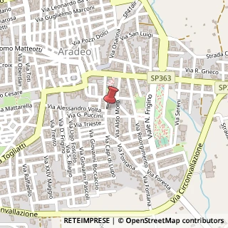 Mappa Via Giuseppe di Vittorio, 19, 73040 Aradeo, Lecce (Puglia)