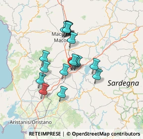 Mappa Via Guglielmo Marconi, 09071 Abbasanta OR, Italia (11.94059)