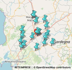 Mappa Via Guglielmo Marconi, 09071 Abbasanta OR, Italia (11.73947)