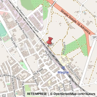 Mappa Piazza Oronzo De Donno, 5, 73024 Maglie, Lecce (Puglia)