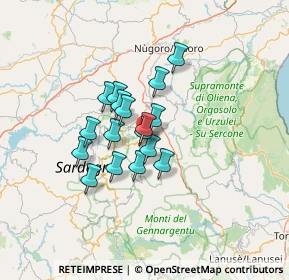 Mappa Zona Industriale Fonni, 08023 Fonni NU, Italia (9.74824)