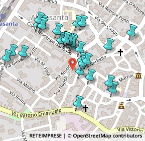Mappa Via Umberto I°, 09071 Abbasanta OR, Italia (0.11667)