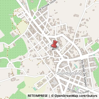 Mappa Via XXIV Maggio, 23, 73020 Giurdignano, Lecce (Puglia)