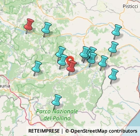 Mappa Chiaromonte, 85032 Chiaromonte PZ, Italia (14.28333)