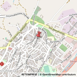 Mappa Via Notaio Porcu, 64, 09074 Ghilarza, Oristano (Sardegna)