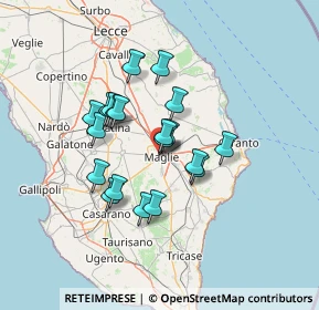 Mappa Via P. de Lorentiis, 73024 Maglie LE, Italia (11.4825)