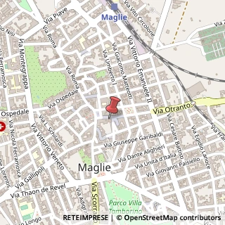 Mappa Via San Giuseppe, 14, 73024 Maglie, Lecce (Puglia)