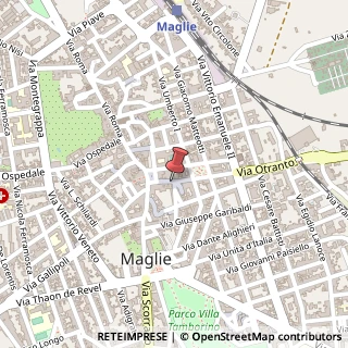 Mappa Via San Giuseppe, 26, 73024 Maglie, Lecce (Puglia)