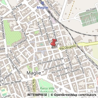Mappa Piazza Francesca Capece, 16, 73024 Maglie, Lecce (Puglia)