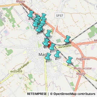 Mappa Piazza Francesca Capece, 73024 Maglie LE, Italia (0.912)
