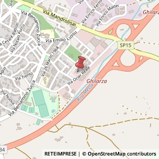 Mappa Via Ocier Reale, 15, 09074 Ghilarza, Oristano (Sardegna)