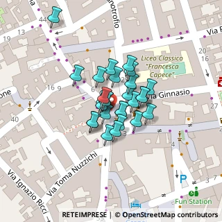 Mappa Piazza Aldo Moro, 73024 Maglie LE, Italia (0.00714)