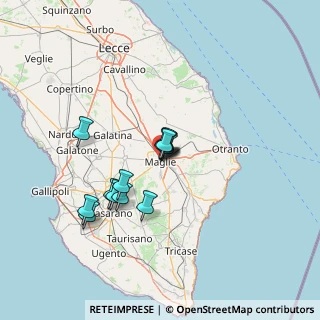 Mappa Piazza Aldo Moro, 73024 Maglie LE, Italia (11.36692)