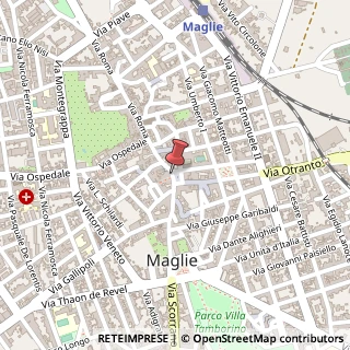 Mappa Piazza Aldo Moro, 2, 73020 Maglie, Lecce (Puglia)