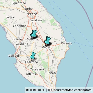 Mappa Via Otranto, 73024 Maglie LE, Italia (8.67278)