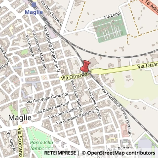 Mappa Via Otranto, 40, 73024 Maglie, Lecce (Puglia)