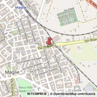 Mappa Via Otranto,  20, 73024 Maglie, Lecce (Puglia)