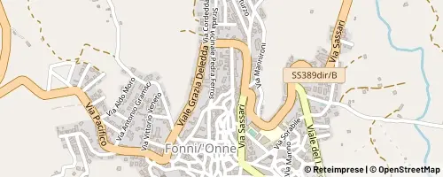 Mappa Fonni