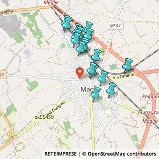 Mappa Via Ospedale, 73024 Maglie LE, Italia (0.955)