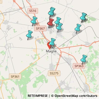 Mappa Via Ospedale, 73024 Maglie LE, Italia (5.12769)