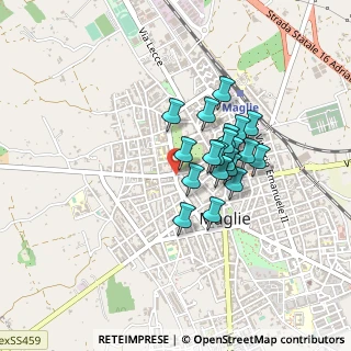 Mappa Via Ospedale, 73024 Maglie LE, Italia (0.3415)