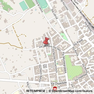 Mappa Via Vincenzo Ingravalle, 31, 73024 Maglie, Lecce (Puglia)