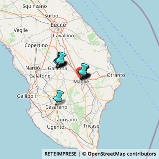 Mappa Via Orlando De Donno, 73024 Maglie LE, Italia (8.02056)