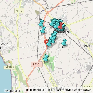 Mappa SS101, 73044 Galatone LE, Italia (1.64074)