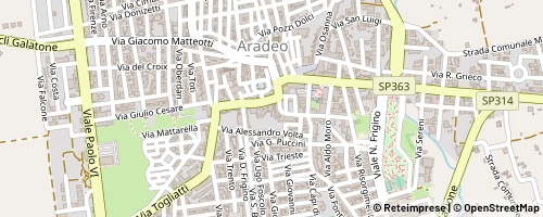 Mappa Aradeo