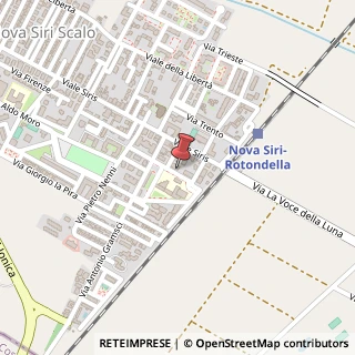 Mappa Via Enrico Fermi, 4, 75020 Nova Siri, Matera (Basilicata)