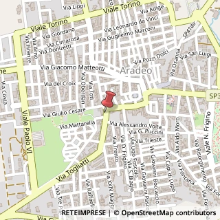 Mappa Via V. Bachelet, 2, 73040 Aradeo, Lecce (Puglia)
