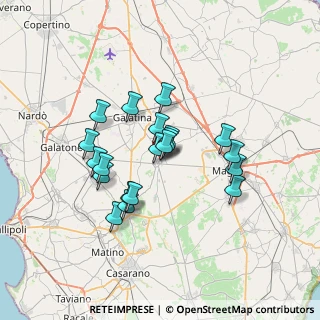 Mappa Via Potenza, 73020 Cutrofiano LE, Italia (6.183)