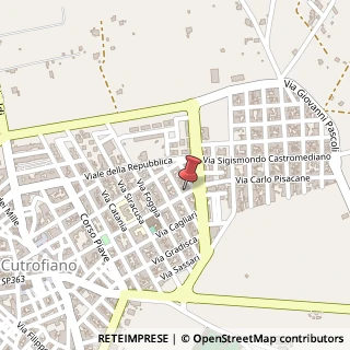 Mappa Via Trapani, 39, 73020 Cutrofiano, Lecce (Puglia)