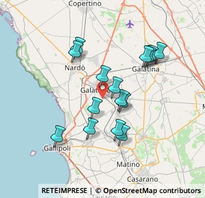 Mappa Contrada Vorelle, 73044 Galatone LE, Italia (6.73067)