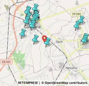 Mappa Contrada Vorelle, 73044 Galatone LE, Italia (2.4685)