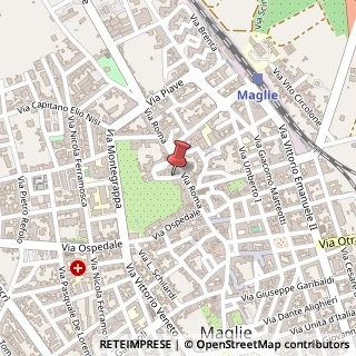 Mappa Via Pellai, 11, 73024 Maglie LE, Italia, 73024 Maglie, Lecce (Puglia)