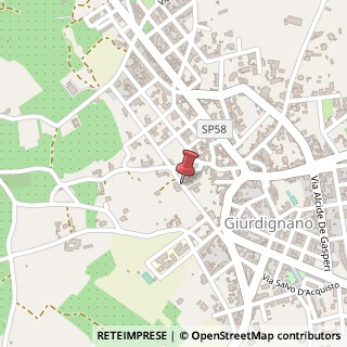 Mappa Corso Asti, 22, 73020 Giurdignano, Lecce (Puglia)