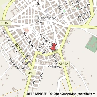 Mappa Via Lecce, 27, 73020 Cutrofiano, Lecce (Puglia)
