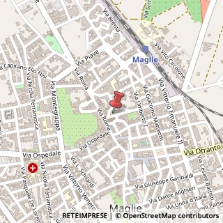 Mappa Via Giulio de Giuseppe, 7, 73024 Maglie, Lecce (Puglia)
